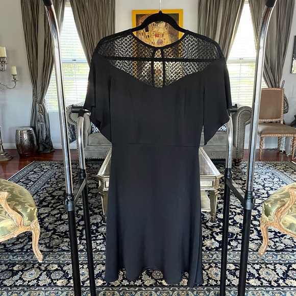 Milly Womens Jan Silk-Blend a-Line Dress size 2 with the tags - Picture 2 of 6